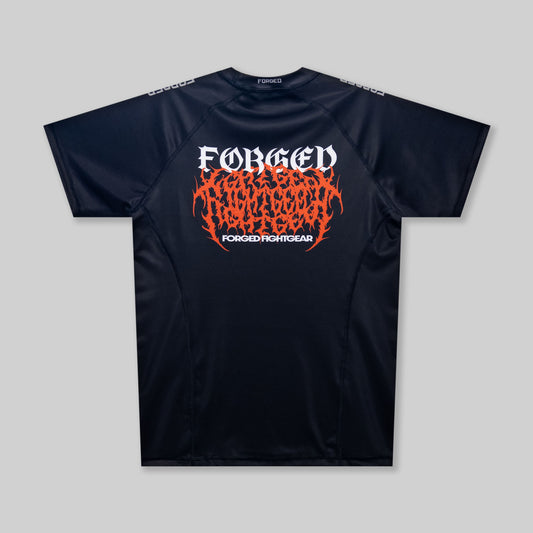 ORANGE FRAKTUR RASH GUARD